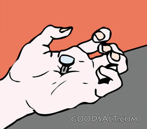 Jesus' Hand Pierced by Nail