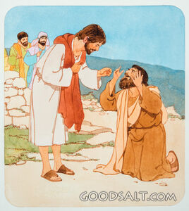 Jesus Heals a Blind Man