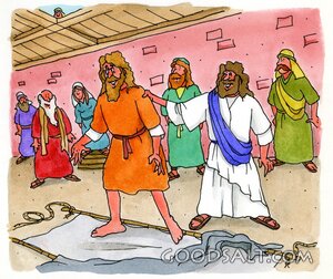 Jesus Heals a Paralyzed Man