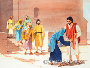 Jesus Heals the Doubled-over Woman