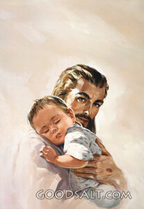 Jesus Holding Baby