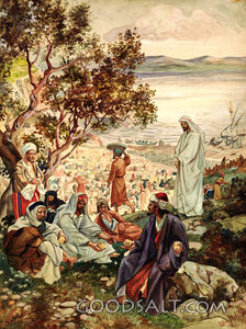 Jesus Miraculously Feeds The Crowd