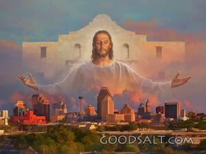 Jesus over San Antonio