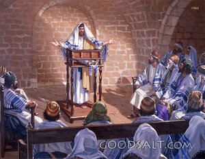 Jesus Reading in the Synagogue