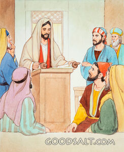 Jesus Reads From Isaiah's Scroll