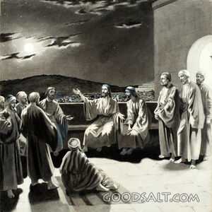 Jesus Speaks With the Disciples