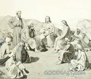 Jesus Speaks With the Disciples