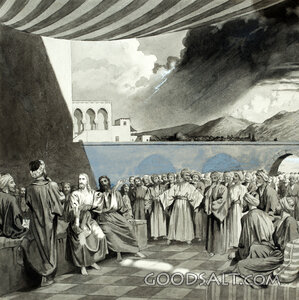 Jesus Teaches the Crowd