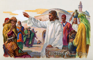 Jesus Teaching at the Well