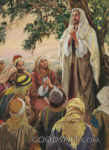 Jesus Teaching Disciples to Pray