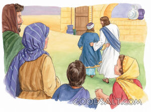 Jesus Visits Zacchaeus