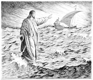 Jesus Walks on Galilee