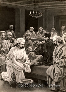 Jesus Washing Disciples Feet