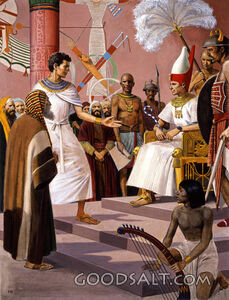 Joseph Introducing His Father to Pharaoh