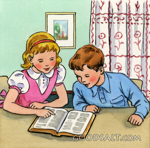 Kids Reading the Bible