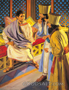King Herod Meets with Wise Men
