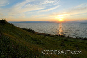Kursi Steep Slope and Sea of Galilee