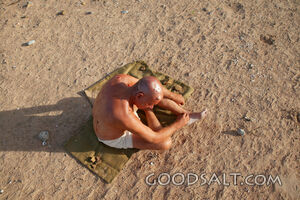 Leper Alone in the Desert