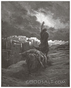 Levite Bearing Away the Body of the Woman