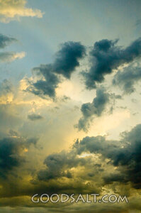 Light Puffy Clouds in the Sky