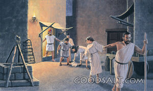 Lot's Family Flees Sodom