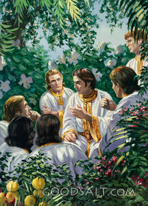 Lucifer Deceiving the Angels