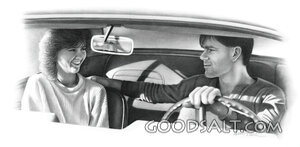 Man and Woman in Car