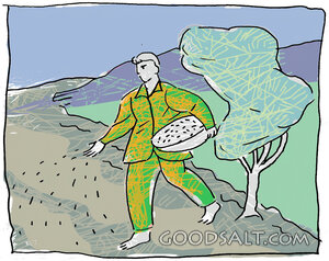 Man Sowing Seeds