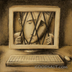 Man Trapped in Computer