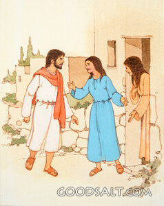 Mary and Martha Love Jesus