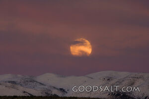 Moon over Mountains