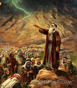 Moses at Mount Sinai