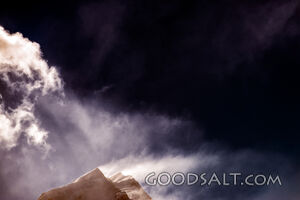 Mount peak losing snow.