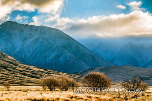 Mountain scenery around New Zealand's Arthurs Pass.