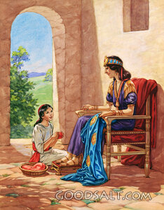 Naaman's Wife and Captive Maid