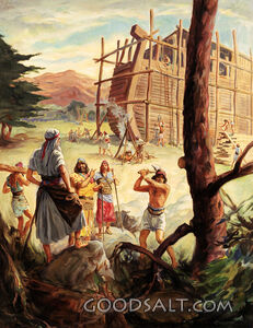 Noah Building the Ark