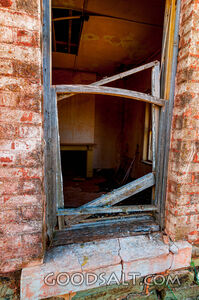 Old window and stone surrounds.