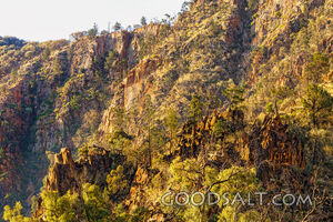 outback dry river gorge scenery