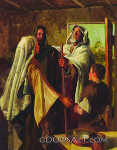 Paul and Silas Entering Lydia's Home