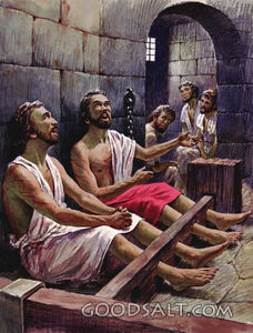Paul and Silas in Prison