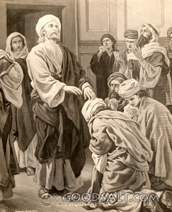 Paul Lays Hands on Ephesians