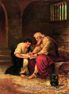 Paul Writing in Prison