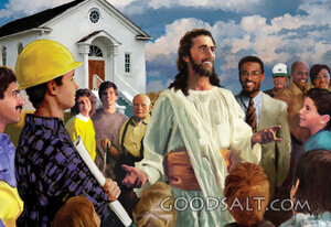 People Fellowshiping With Jesus Outside of Church