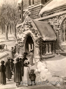 People Going to Church