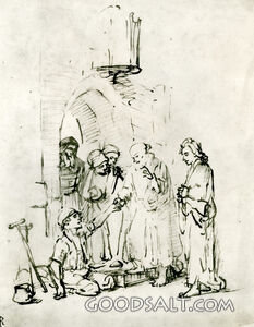 Peter and John at the Beautiful Gate