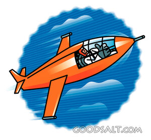 Plane With Pilot Giving Thumbs Up