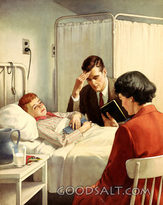 Prayer time in a Hospital Room