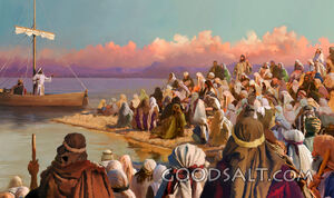 Preaching From a Boat