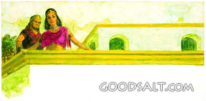 Queen Jezebel Looks over Her Domain