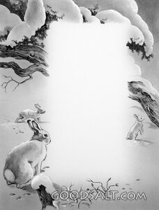 Rabbits in Winter